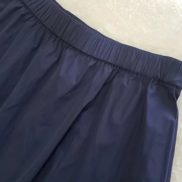 🎁 Halogen A-Line Midi Skirt Navy Peacoat