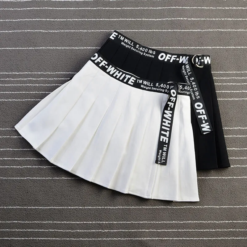 [@0cmspring] "DARK HIGH WAIST" PLEATED SKIRT K052605REVIEW