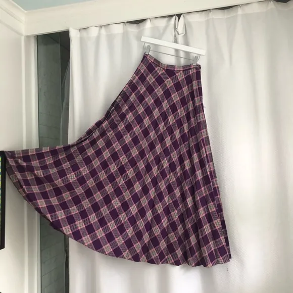 1960’s Purple Pleated Maxi Skirt