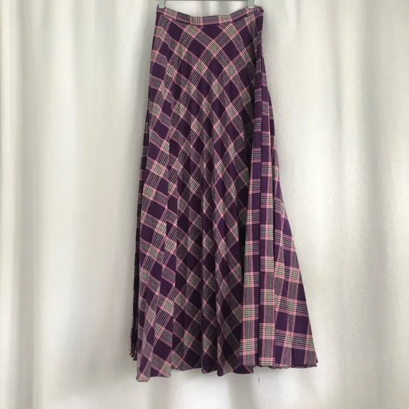 1960’s Purple Pleated Maxi Skirt