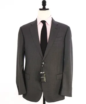 $1,995 EMPORIO ARMANI - “G LINE” Gray 1-Btn Notch Lapel 130's Suit - 42R