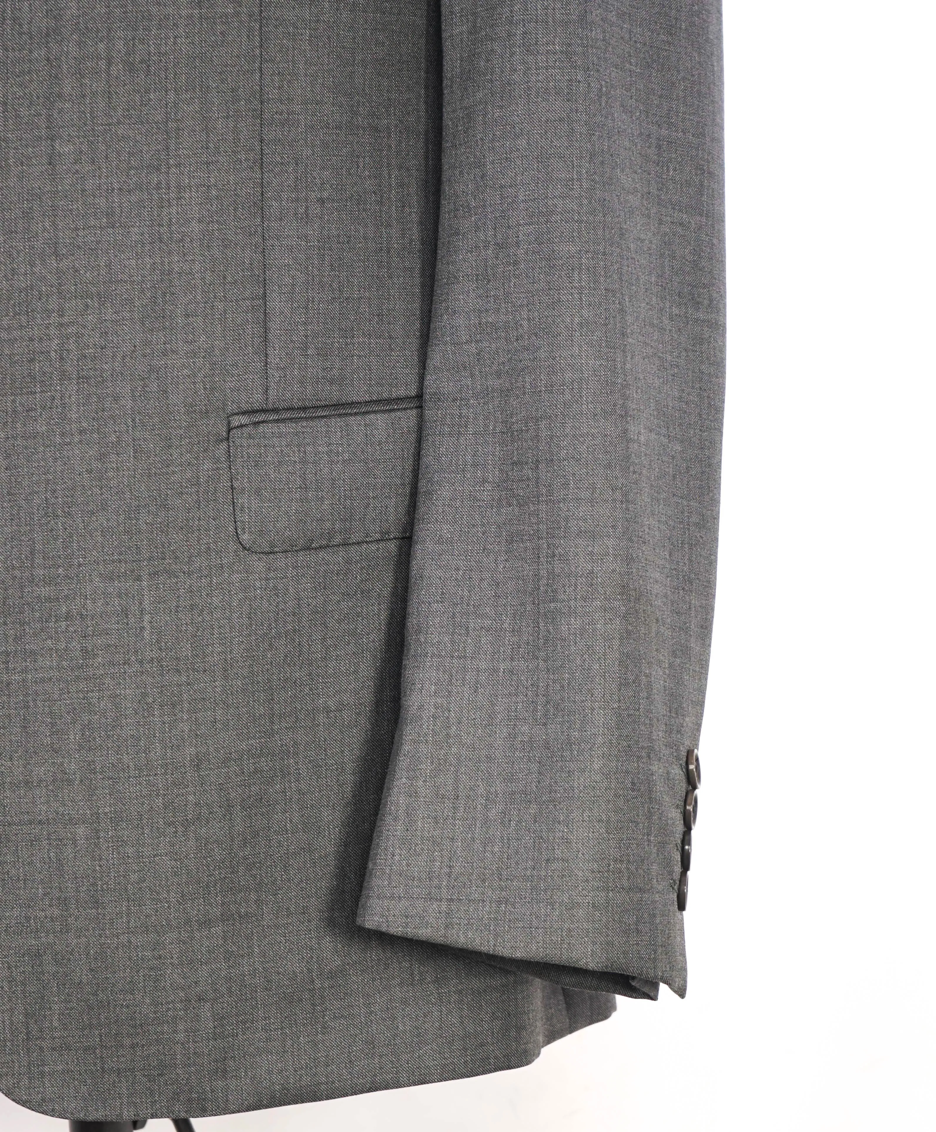 $1,995 EMPORIO ARMANI - “G LINE” Gray 1-Btn Notch Lapel 130's Suit - 42R