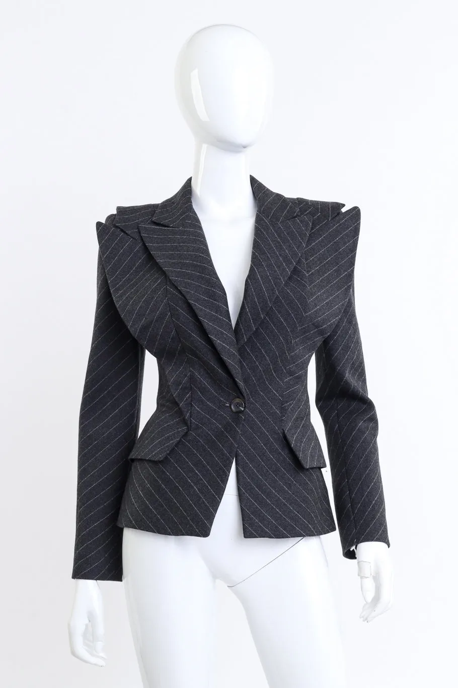 1996 F/W 'Dante' Double Lapel Pinstripe Blazer
