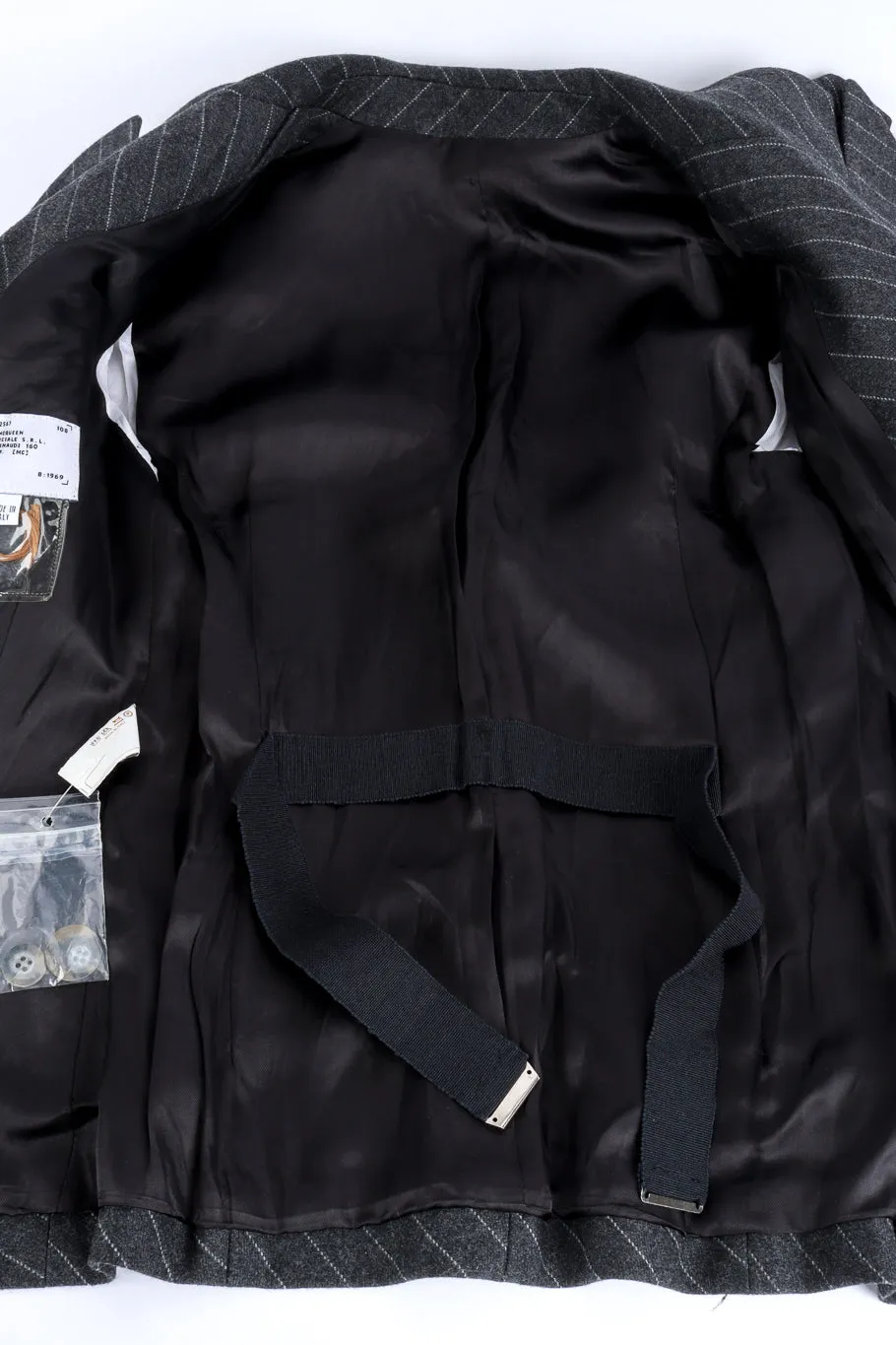 1996 F/W 'Dante' Double Lapel Pinstripe Blazer