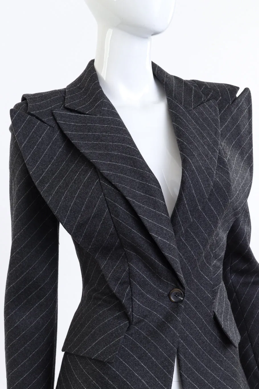 1996 F/W 'Dante' Double Lapel Pinstripe Blazer