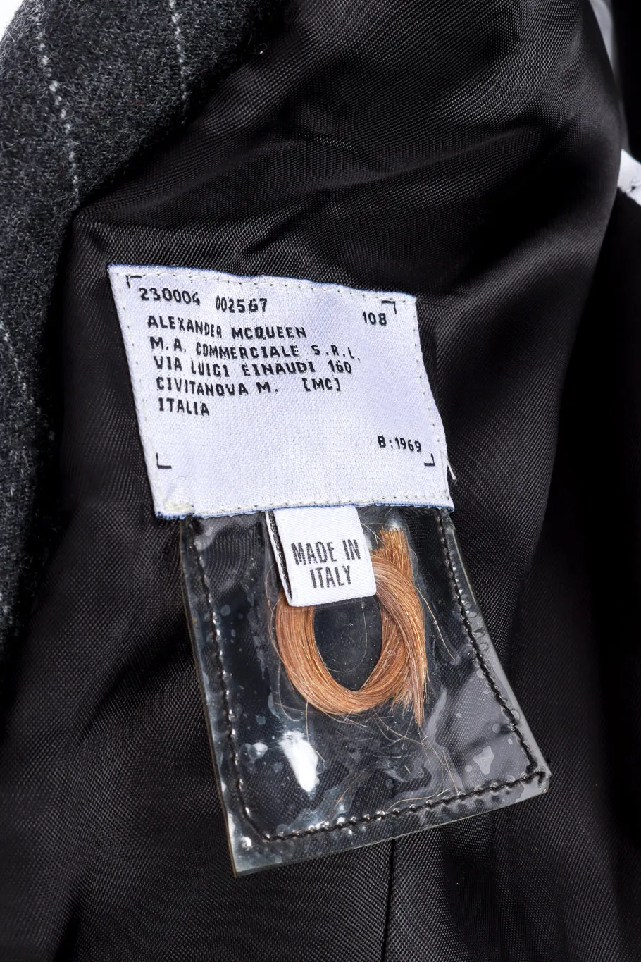 1996 F/W 'Dante' Double Lapel Pinstripe Blazer