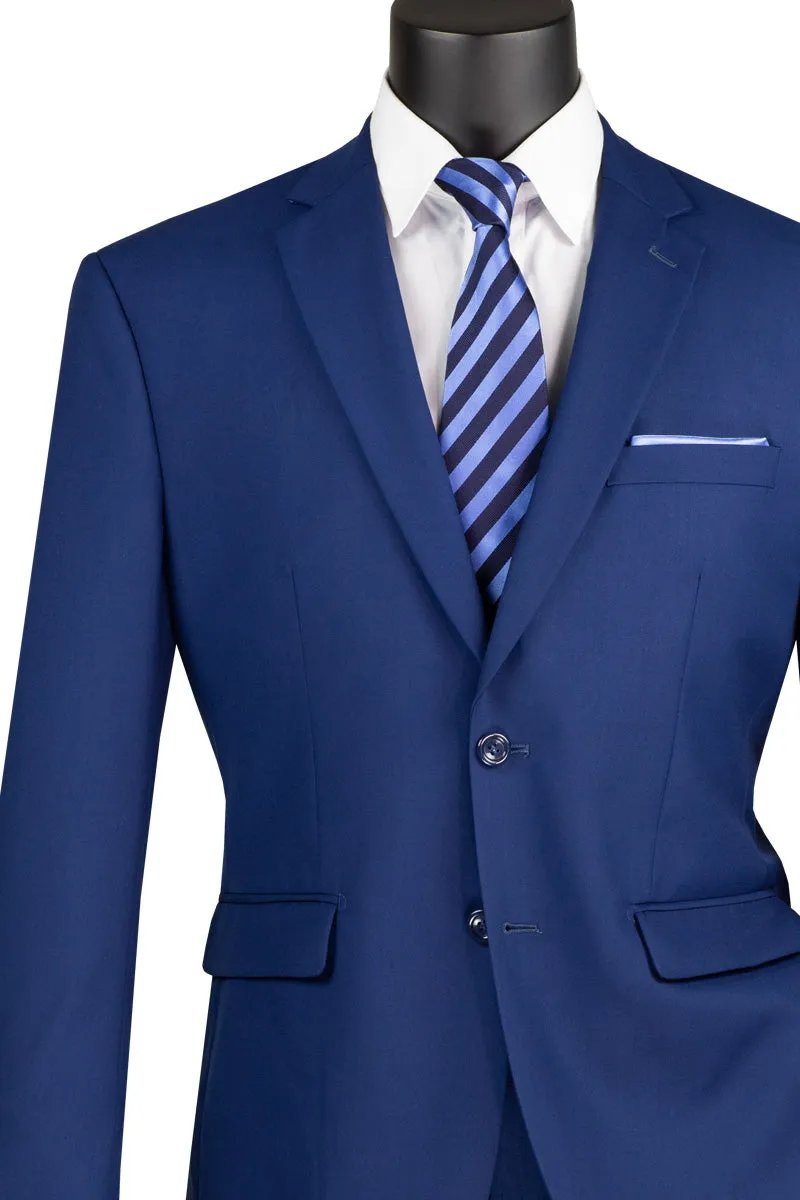 2 Piece Suit with 2″ Adjustable Waist Band (Twilight Blue) F-2C900