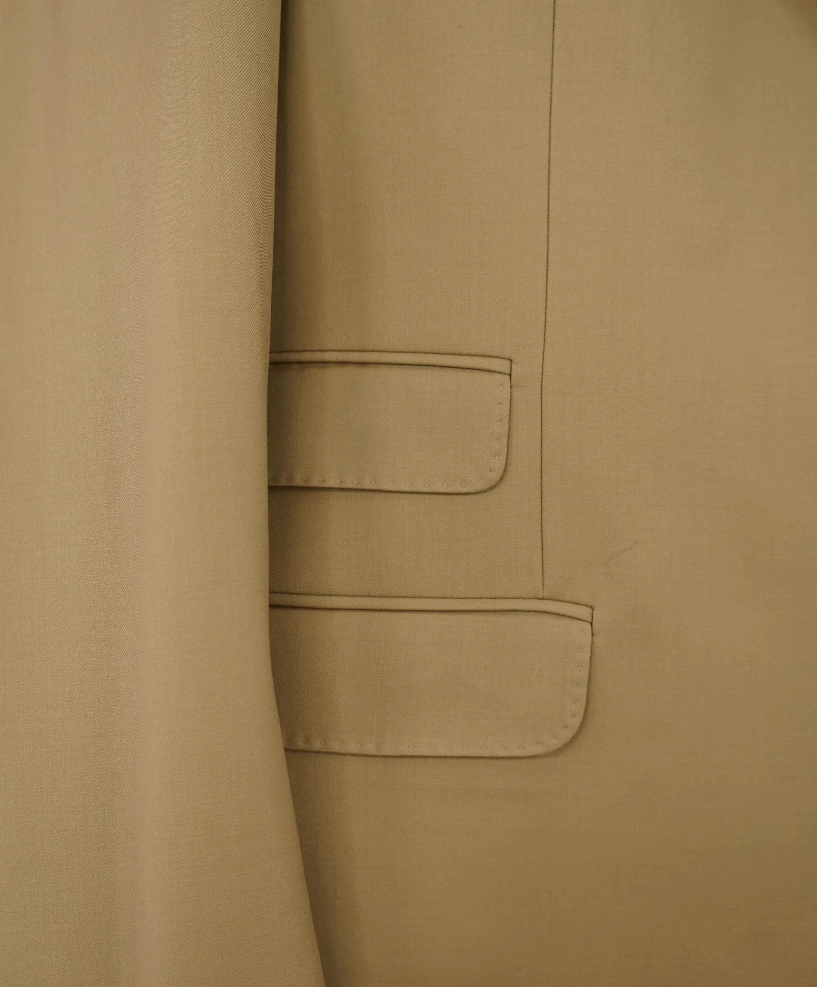 $2,295 PHINEAS COLE by Paul Stuart - Beige *SIDE TAB* 2-Btn Suit - 40L