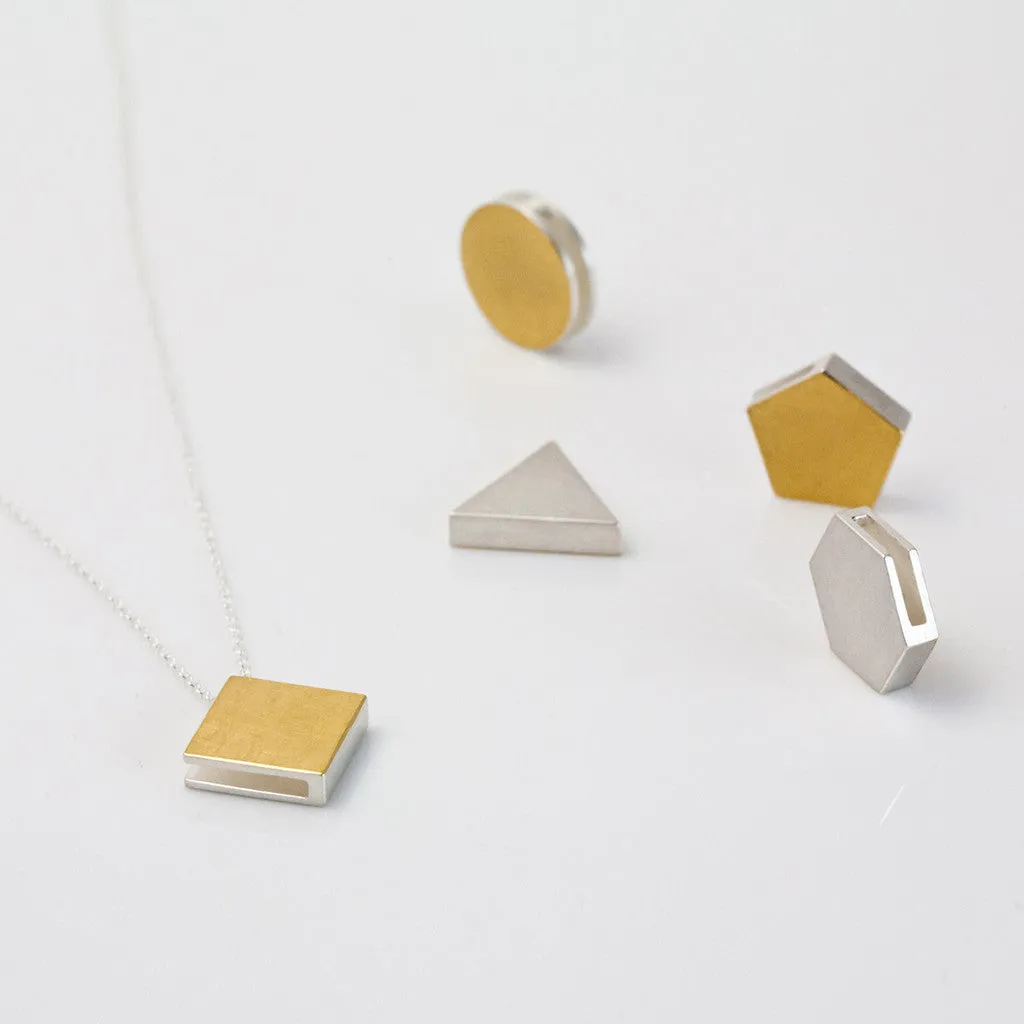 3456∞ N°114 / Double Faced Square Necklace
