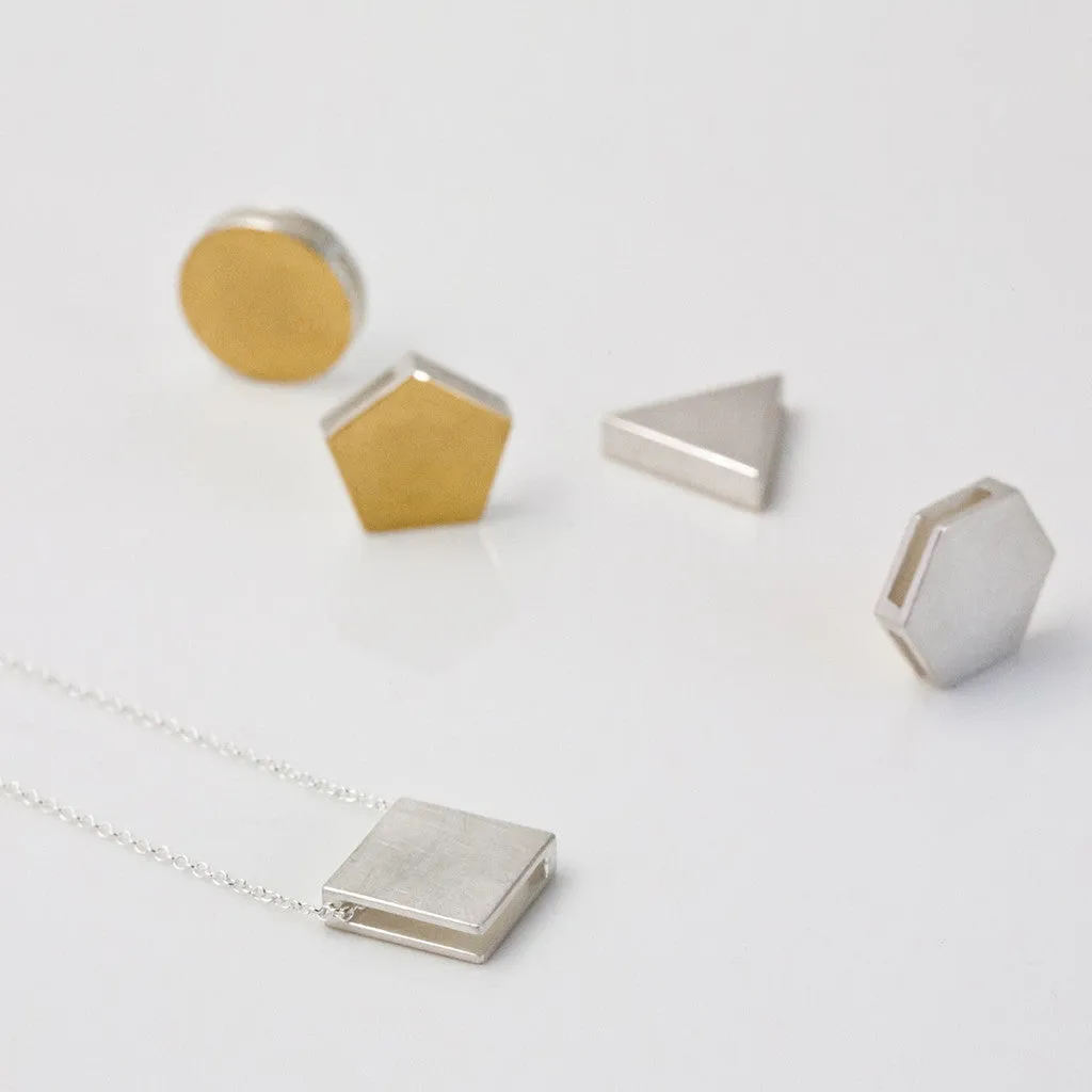 3456∞ N°114 / Double Faced Square Necklace