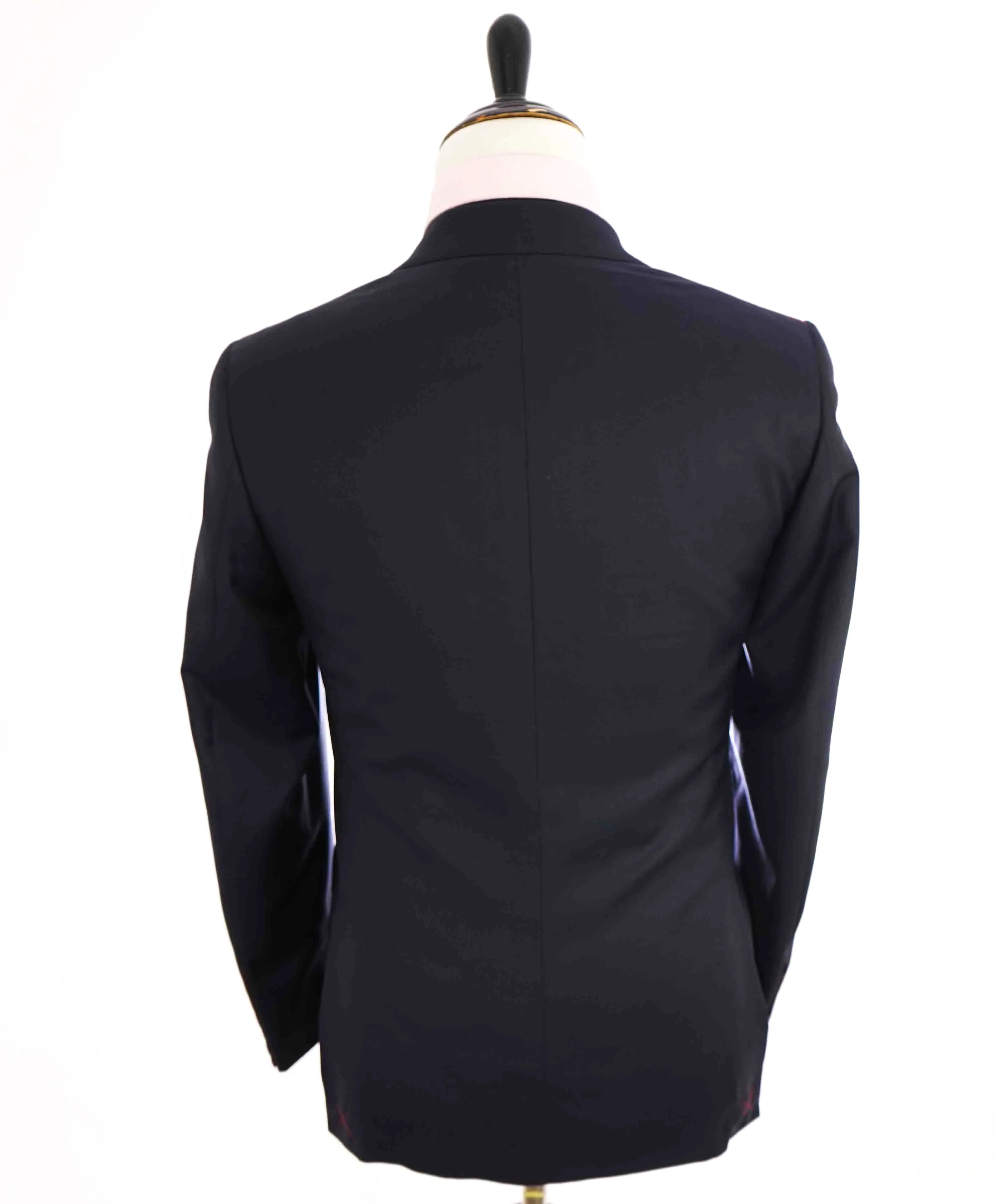 $3,750 ISAIA - Navy Blue "AQUASPIDER" *CLOSET STAPLE* Coral Pin Suit - 42R