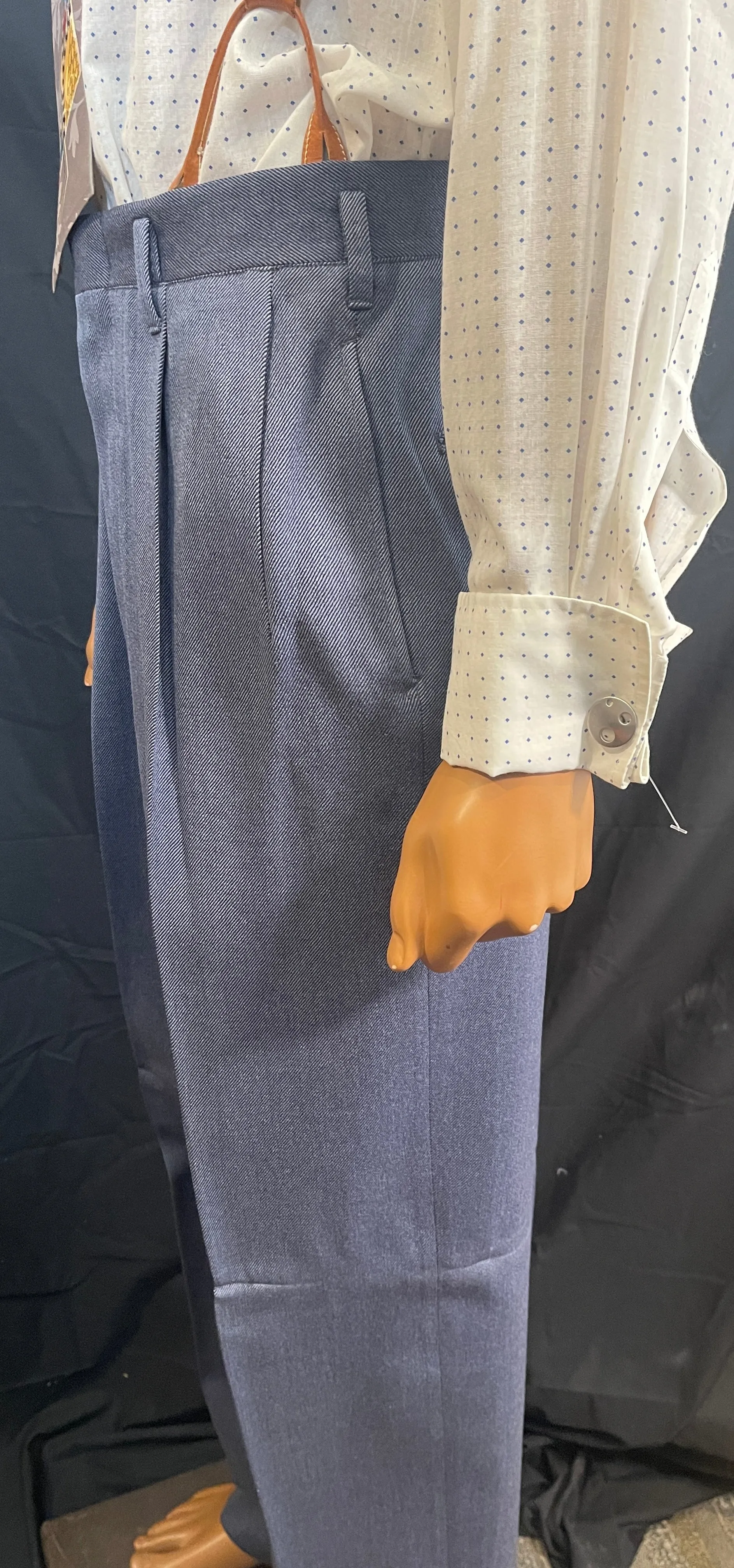 40s-50s MEN's Double Breasted Suit  Primo Condition Size 40/w31