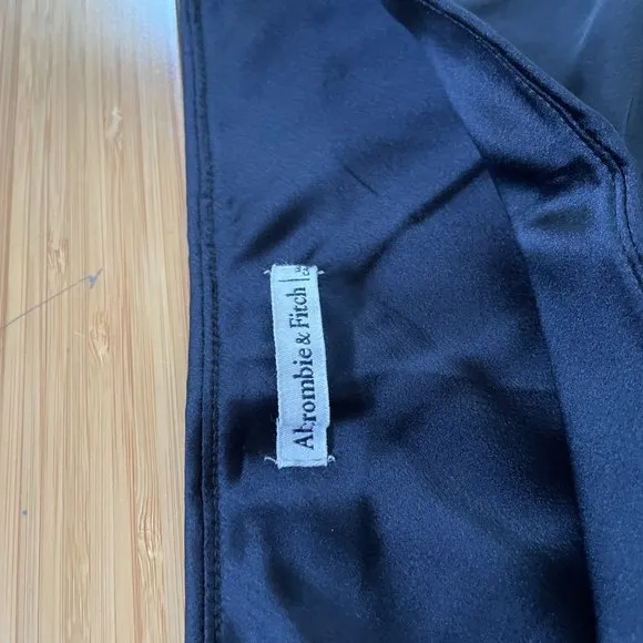 Abercrombie and Fitch Black Lined A-line Skirt