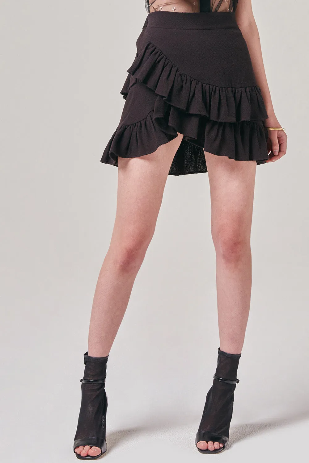 Agatha Ruffle Mini Skirt