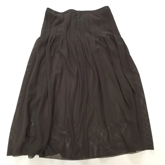 AKRIS Punto Skirt w/ Mesh Overlay sz 10