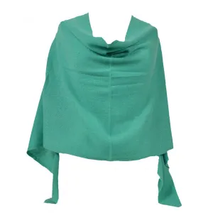 Alashan 100% Cashmere Dress Topper Poncho - Seashore