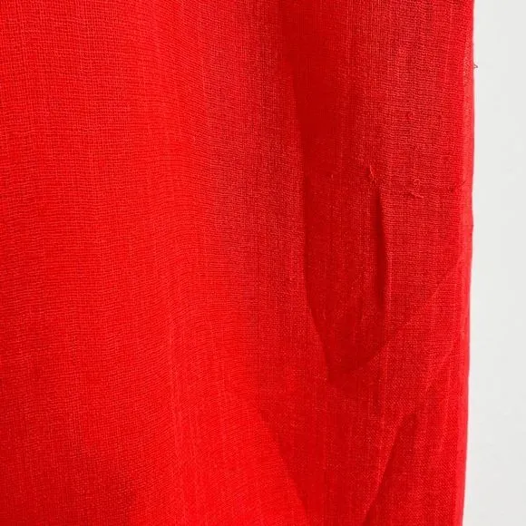 Alberta Ferretti Red Orange Rust “A-Line” Dressy Maxi Skirt