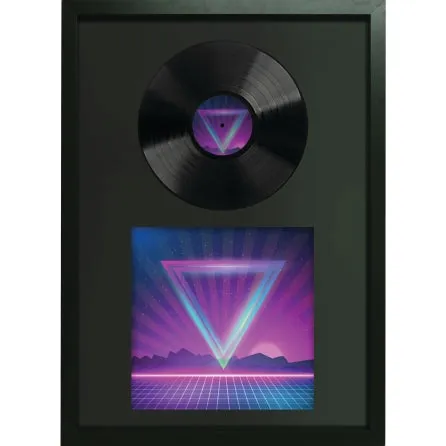Album & Vinyl Collector Frame - Black (Black)