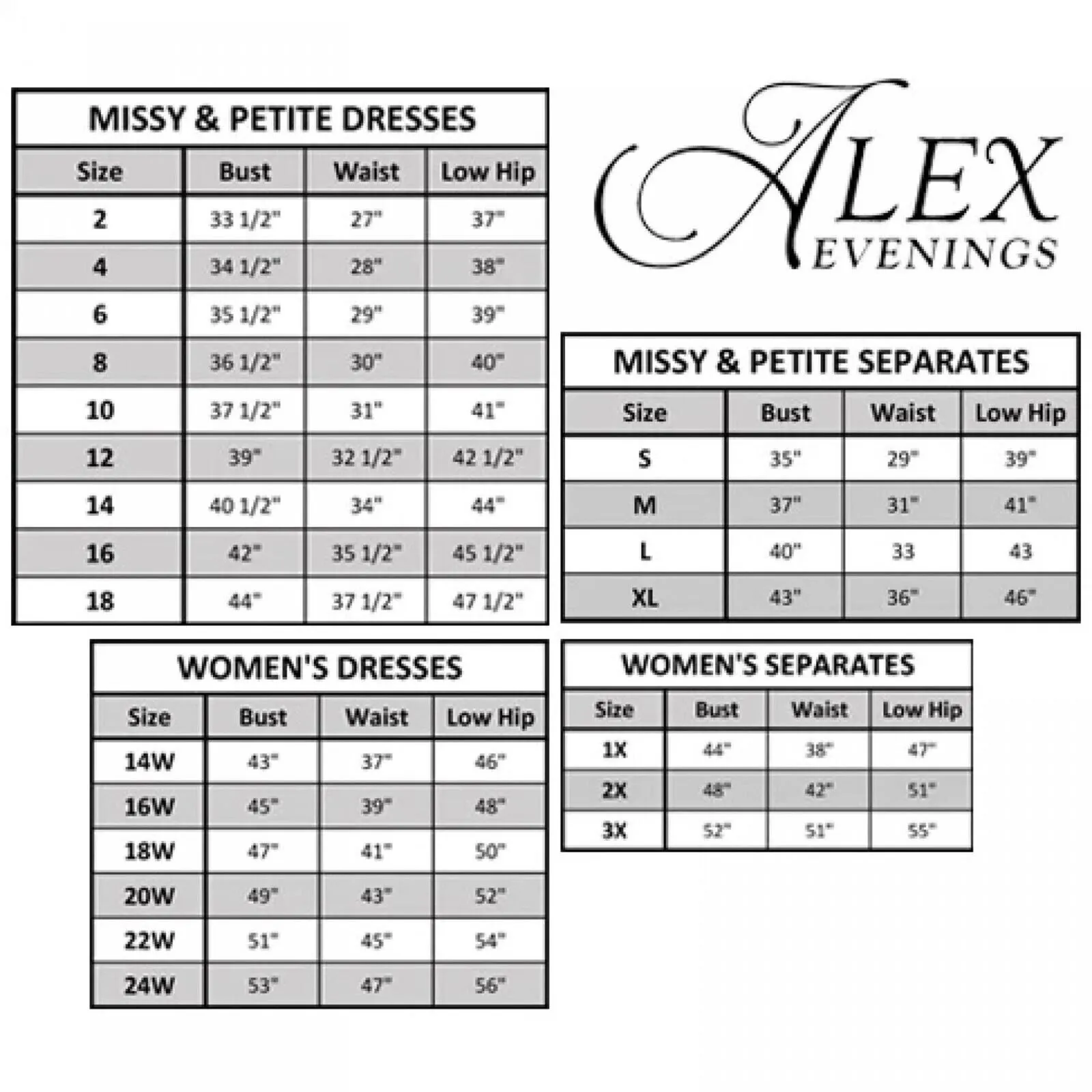 Alex Evenings Mock Two-Piece 3/4 Sleeve Full Length A-Line Gown