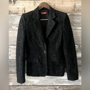 ALICE   OLIVIA- Lace overlay blazer