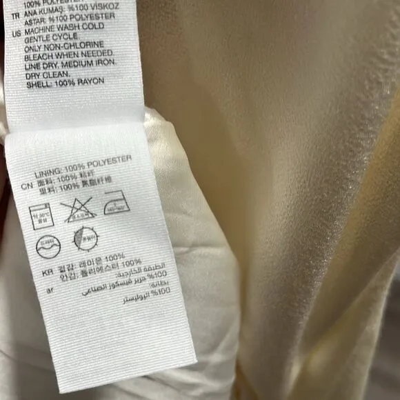 &amp; OTHER STORIES Stories Cream Textured Fitted Mermaid Style Maxi Skirt, Size 4