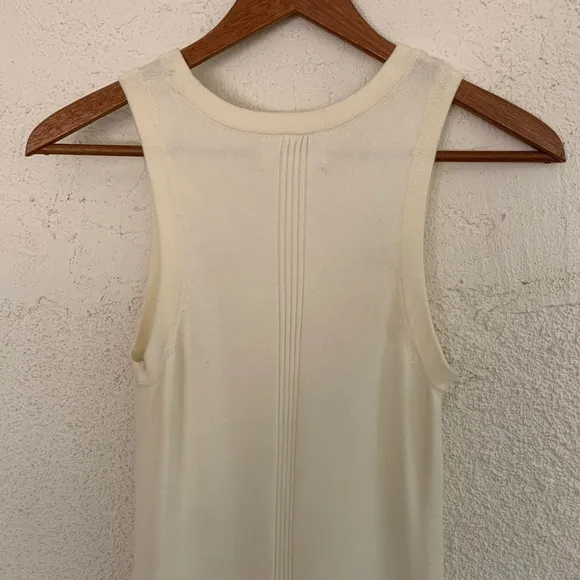 An Original Milly Of New York Cream Fit And Flare Dress