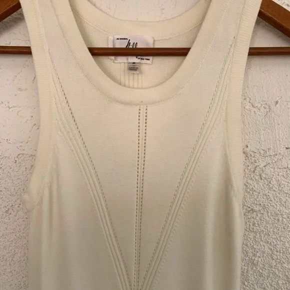 An Original Milly Of New York Cream Fit And Flare Dress