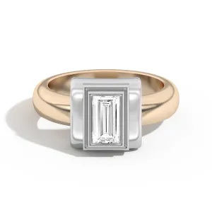 Ando Baguette Bezel Wrap Ring
