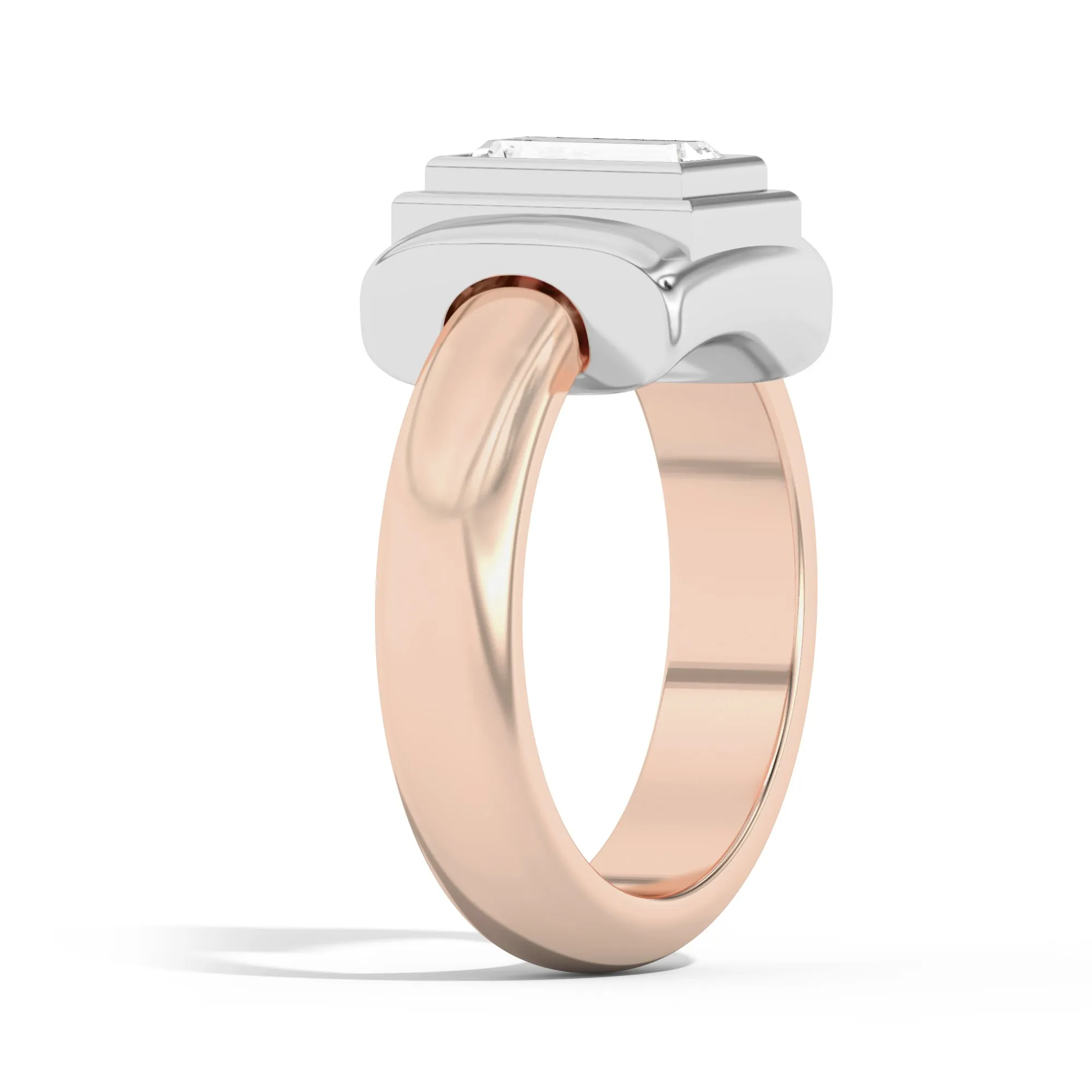 Ando Baguette Bezel Wrap Ring