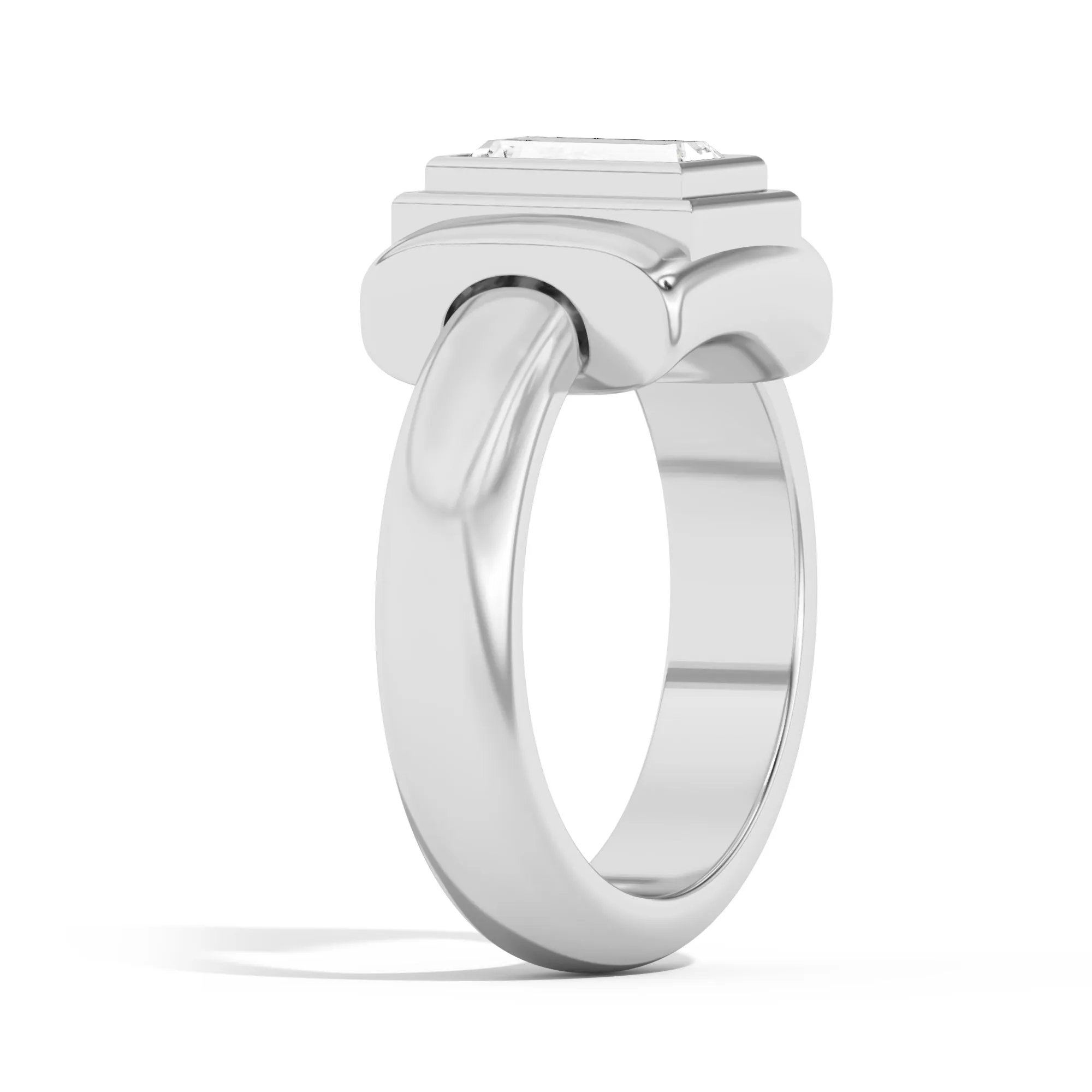 Ando Baguette Bezel Wrap Ring