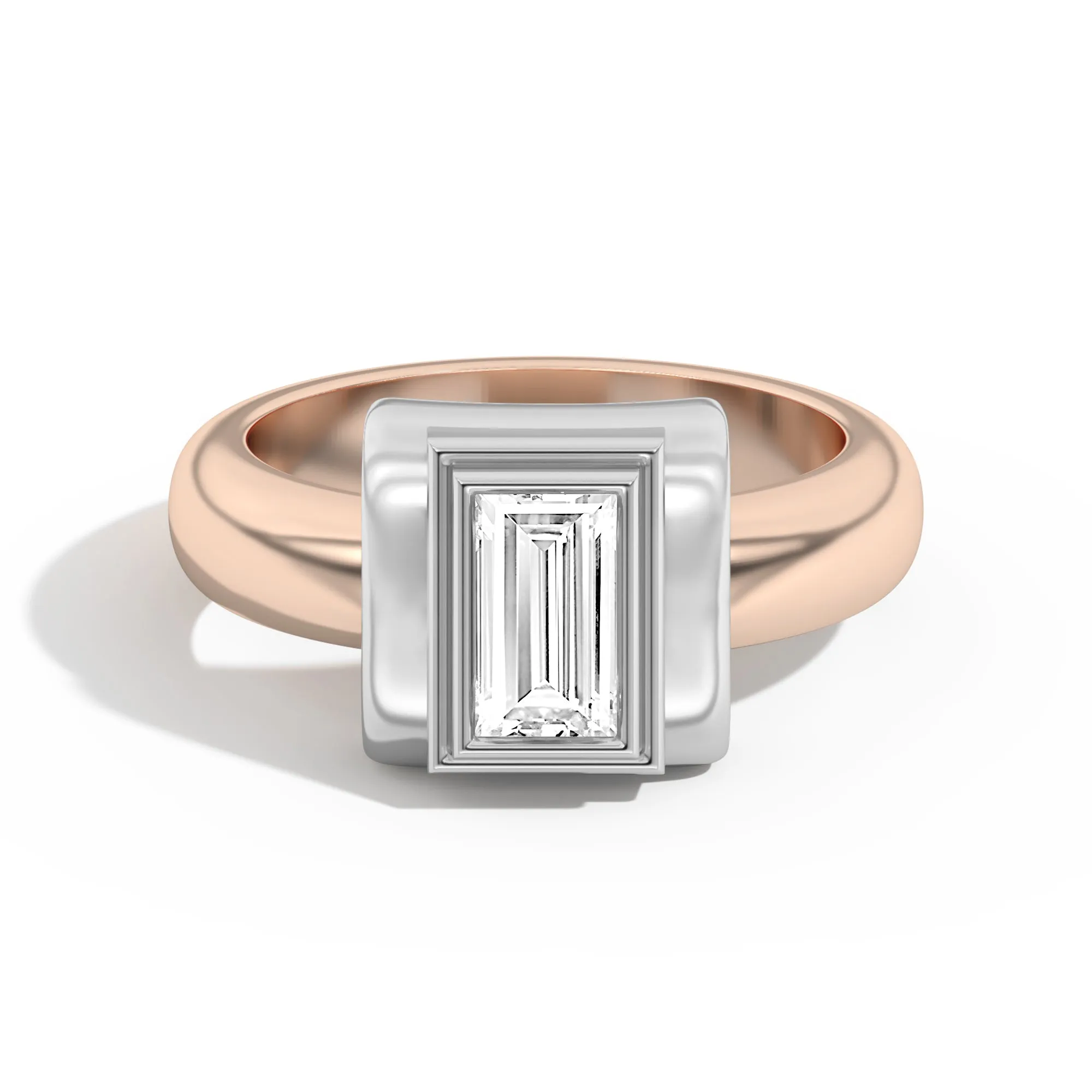 Ando Baguette Bezel Wrap Ring