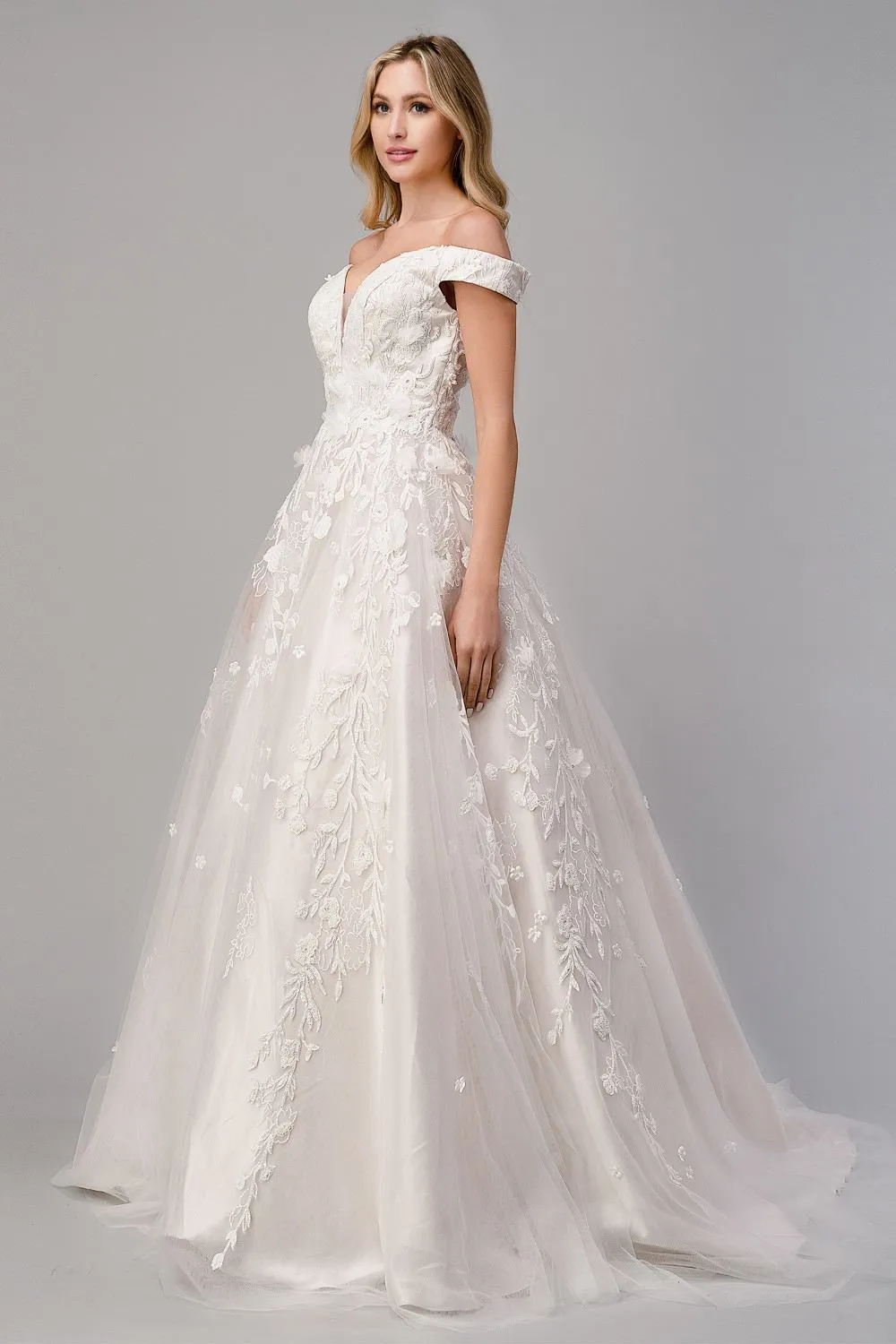 Andrea & Leo A1027W Peony Wedding Gown