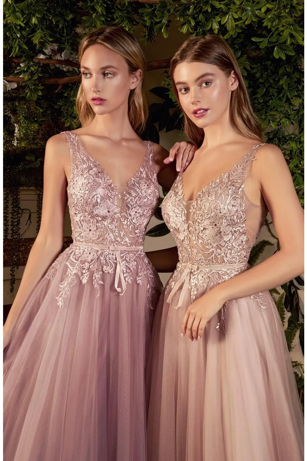 Andrea & Leo A1045 Sade Lace Tulle A-Line Gown