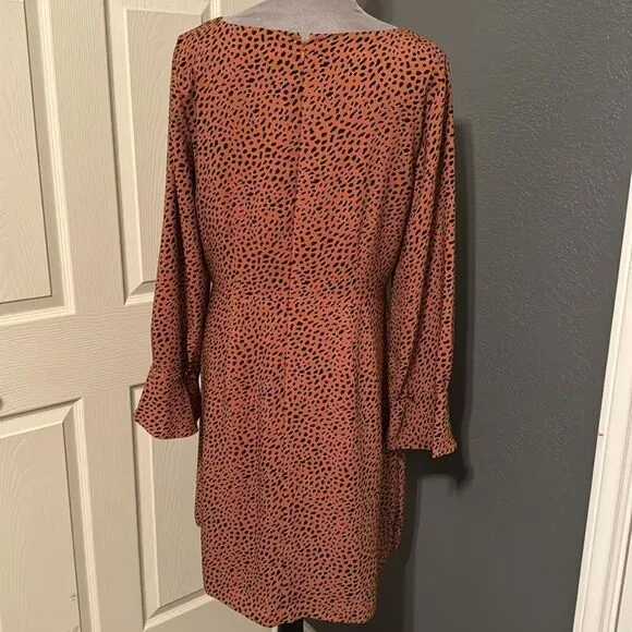 Ann Taylor Factory animal print sheath dress