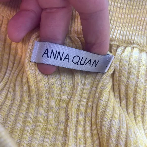Anna Quan Cotton Maxi Skirt Yellow Aus 10/ US 6