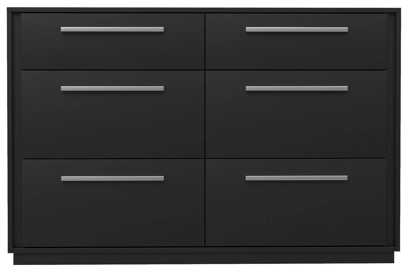 Anson 6 Drawer Double Desk, Java