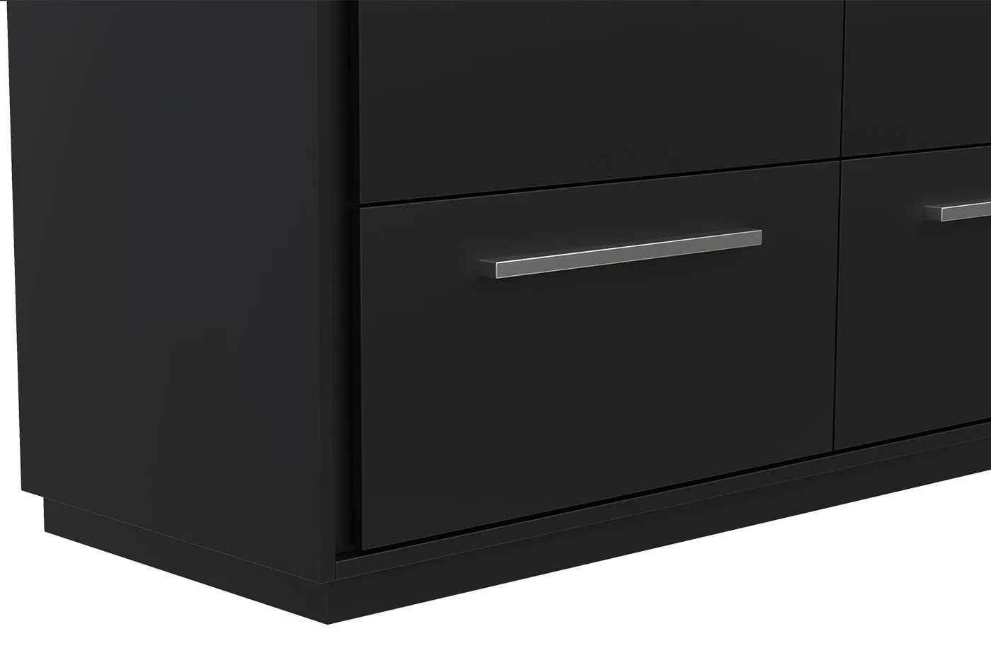 Anson 6 Drawer Double Desk, Java