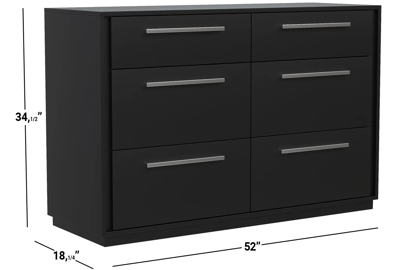Anson 6 Drawer Double Desk, Java