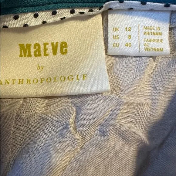Anthropologie Maeve Aurelia A-Line Midi Skirt 8