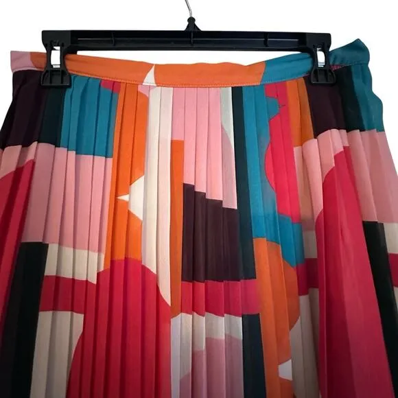 Anthropologie Maeve Aurelia A-Line Midi Skirt 8