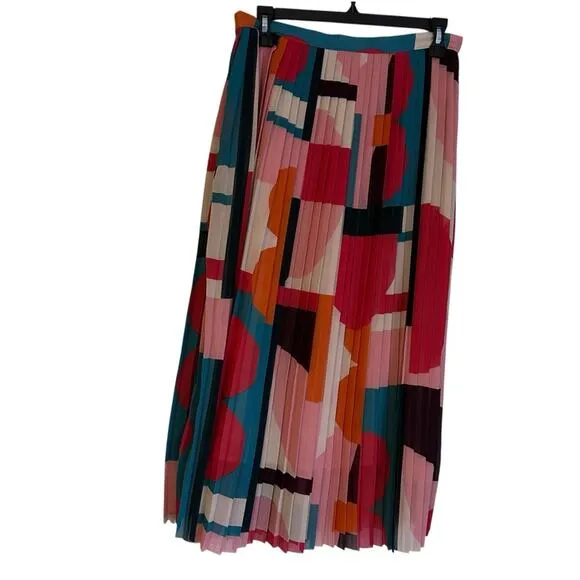 Anthropologie Maeve Aurelia A-Line Midi Skirt 8