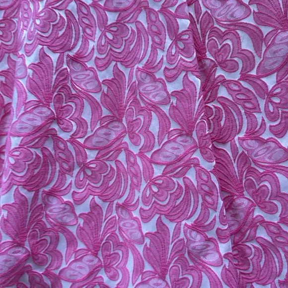 ANTHROPOLOGIE MAEVE Womens CLARIBEL Dress 6 PINK FLORAL SLEEVELESS FIT &amp; FLARE