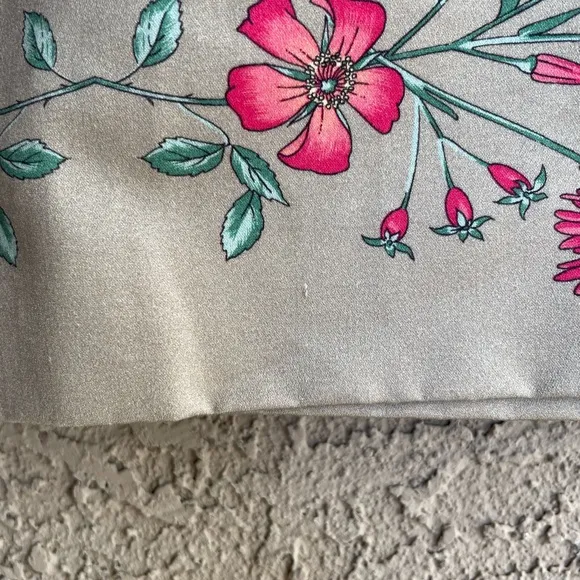Anthropologie NWT Moulinette Souers Black Pink Italian Safi Floral A-line Skirt