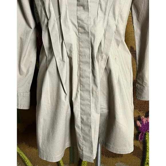 Anthropologie Pintuck Shirt Dress XXSP