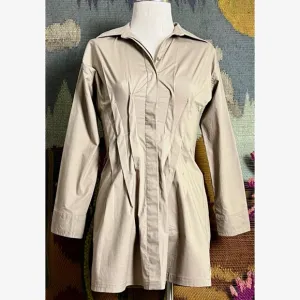 Anthropologie Pintuck Shirt Dress XXSP