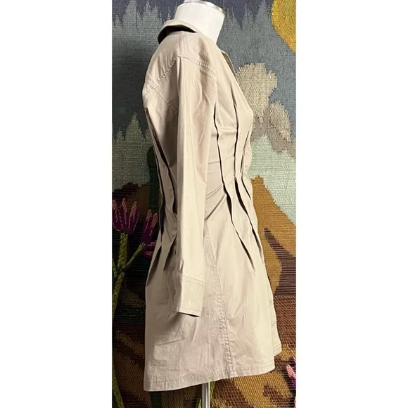 Anthropologie Pintuck Shirt Dress XXSP