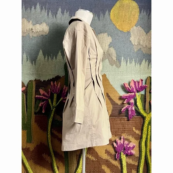 Anthropologie Pintuck Shirt Dress XXSP