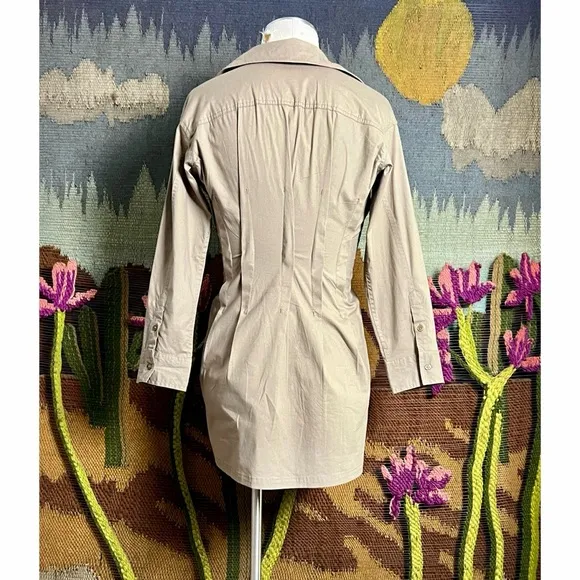 Anthropologie Pintuck Shirt Dress XXSP
