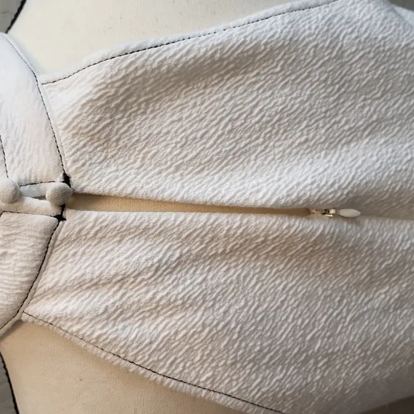 Anthropologie Sleeveless Mock Neck Twofer Midi Dress Neutral Colors