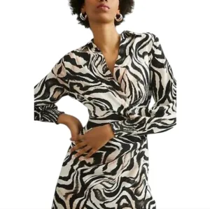 Anthropologie Zebra Print Dress